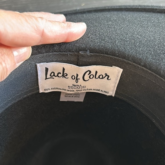 Lack of Color Prism Hat Size Small Black - Picture 10 of 13